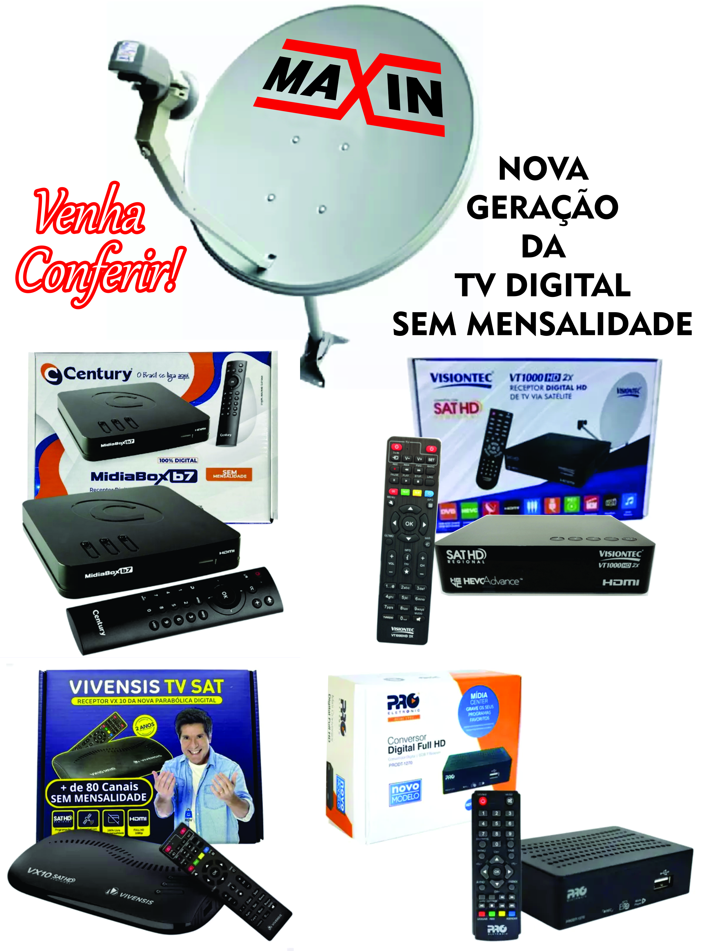 Maxin Antena Parabólica